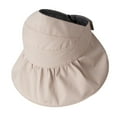 thumbnail image 1 of Sombrero de 54-58cm con circunferencia ajustable, sombrero de copa vacío de verano, sombrero plegable para mujer, sombrero bonito de ala grande con protección solar MFZFUKR BST3056725-1, 1 of 5