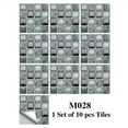 thumbnail image 1 of 1Set 10pc Self Adhesive Tile 3D Sticker Kitchen Bathroom Wall Sticker Decoration, 1 of 5