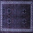thumbnail image 1 of Ahgly Company Machine Washable Indoor Square Persian Blue Traditional Area Rugs, 5' Square, 1 of 4