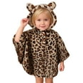 thumbnail image 6 of Boys & Girls Hoodie Cape Poncho Coat Color: Brown Size: 12-24 Months, 6 of 6