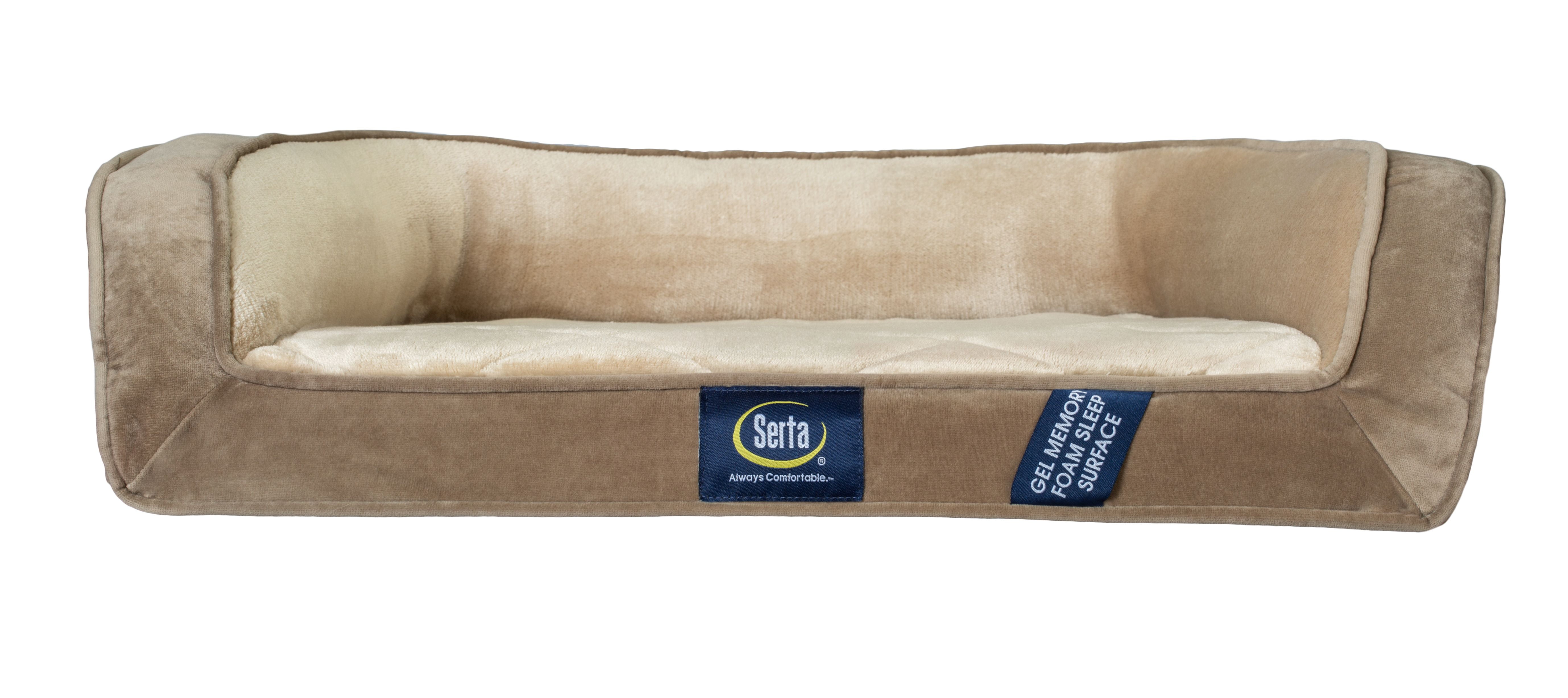 Serta quilted couch pet cheap bed