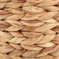 thumbnail image 6 of Made of Wood, 1 Water Hyacinth Wicker Trash Can Once for All Sale! Household Woven Water Hyacinth Wicker Waste Basket Round Waste Paper Rubbish Basket for Bedroom Bathroom or Home，Natural Beige, 6 of 9