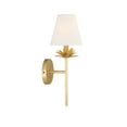 thumbnail image 2 of Trade Winds Daphne 1-Light Wall Sconce in True Gold, 2 of 6
