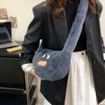 thumbnail image 7 of Aueoeo Funny Shoulder Bag Fuzzy Satchel Cute Handbag Doll Mini Bags Zipper Closure Handbag, 7 of 7