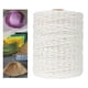 thumbnail image 5 of Rollo de hilo de rafia de 328 yardas, hilo natural reciclable para envolver regalos y decorar. blanco, 5 of 9