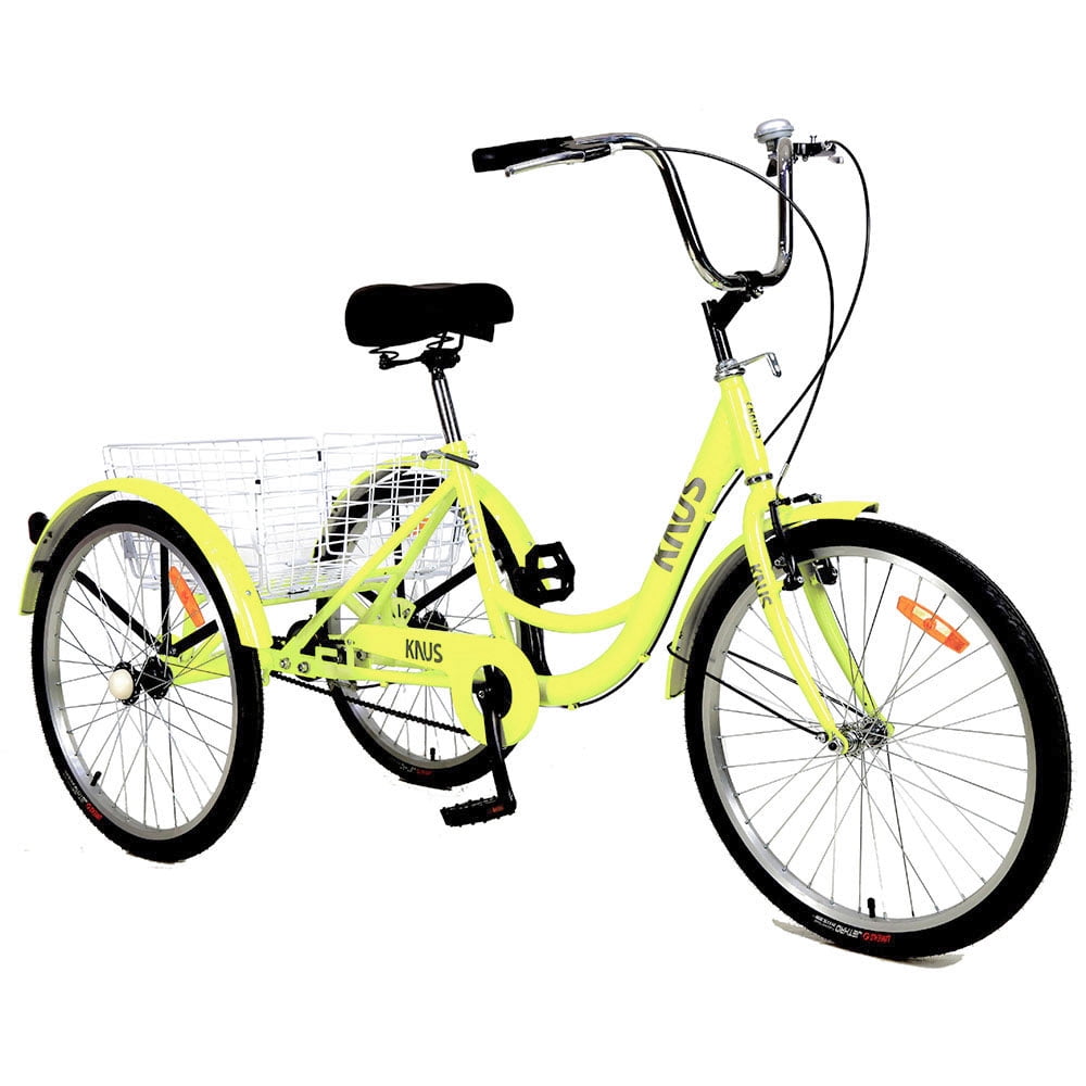 iRerts Adult Tricycle Trikes, 3 Wheel Bikes for Adults Seniors, 26 Inch