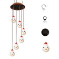 thumbnail image 1 of maskred Carillons Solaires Lumière Changeante Boule de Père Noël Lampe Décorative, 1 of 4