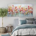 thumbnail image 3 of Pintura de flores de una pieza, impresiones abstractas en lienzo, imagen de arte de pared para sala de estar, envío gratis, decoración moderna del hogar sin marco, 3 of 4
