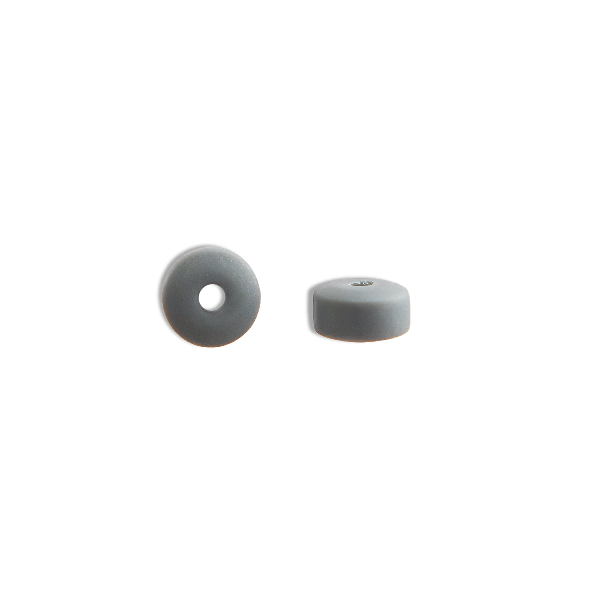 CousinDIY Heishi Bead Waterfall Pack - Black, White & Gray Disc Beads for Crafts