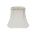 thumbnail image 2 of Royal Designs 10" Square Cut Corner Bell Lamp Shade Linen White, 2 of 5