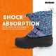 thumbnail image 5 of Bota de nieve Northside Frosty para niñas, azul marino y morado, 5T EE. UU., 5 of 6