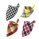 thumbnail image 1 of Baberos triangulares de algodón para bebé de 4 piezas, babero de tela para el cuello suave y absorbente, baberos tipo bandana para bebé, Estilo: Estilo 3;, 1 of 5