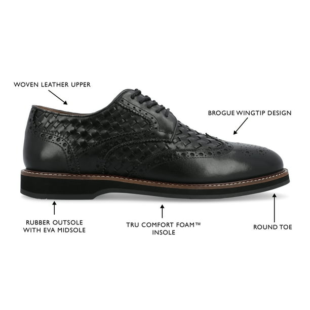 Thomas & Vine Mens Radcliff Tru Comfort Foam Lace-up Woven  display picture 2