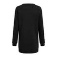 thumbnail image 6 of TTUHYWXI Womens Ugly Christmas Sweatshirt Xmas Oversize Crewneck Pullover Marry Christmas Sweater Dress (Black, S), 6 of 7