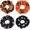 Color 1, variant on 4 count Valentines Hair Scrunchies XOXO Heart Lips Hair Ties Elastics Ponytail Holder Hair Band Cute Love Hair Ropes Hair Accessories for Women Girls Valentine's Day Hair Decoration