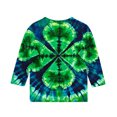 thumbnail image 4 of Posijego T-Shirt Filles Garçons Fête de la Saint-Patrick Manches 3/4 Col Rond Graphique Tee Ample Décontracté, 4 of 5