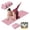 pink, variant on NCQ Foldable Yoga Mat Thick Non-Slip Exercise Mat - Packable Travel Fitness Mat with Carrying Bag for Yoga, Pilates, Workout, Home & Gym
