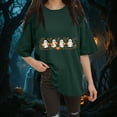 thumbnail image 2 of Godom Halloween T-Shirt for Women Cute Ghost Graphic Tee Short Sleeve Casual Fall Tops, 2 of 6