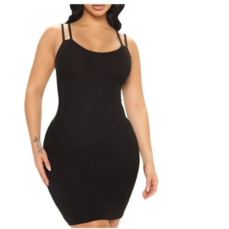 Women Dresses Summer Short Tube Dress Sexy off the Shoulder Halter Dress Lounge Slim Fit Stretch Bag Hip Sheath Dress