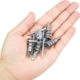 thumbnail image 3 of 40 Pcs Metal Self Drive Anchor Plasterboard Dowels with Screws 4.5 x 35mm for Single-Layer and Double-Clad Plasterboar, 3 of 6