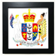 thumbnail image 1 of Mesa de pared con marco cuadrado negro El emblema nacional de Nueva Zelandia Unbranded Marco cuadrado, 1 of 4