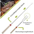 thumbnail image 4 of PROKITCHEN 29 PCS Grilling Set Kabob Skewers Metal Skewers for Grilling Marshmallow Roasting Sticks Reusable BBQ Stainless Steel Kabob Skewers for Barbecue, Cooking, Baking, 4 of 6