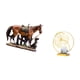 thumbnail image 5 of Figura de caballo,Figura coleccionable de caballo en miniatura,Estatua de hoja,Estatua de hoja para decoración del hogar,artesanías y obras de arte,Figura decorativa de hoja tallada,regalo, 5 of 8