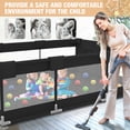 thumbnail image 6 of Babyeap Large Baby Playpen with Mat,71"x50"Playpen for Babies and Toddlers,Baby Play Yard Baby Fence Play Area Indoor Outdoor,Black, 6 of 7