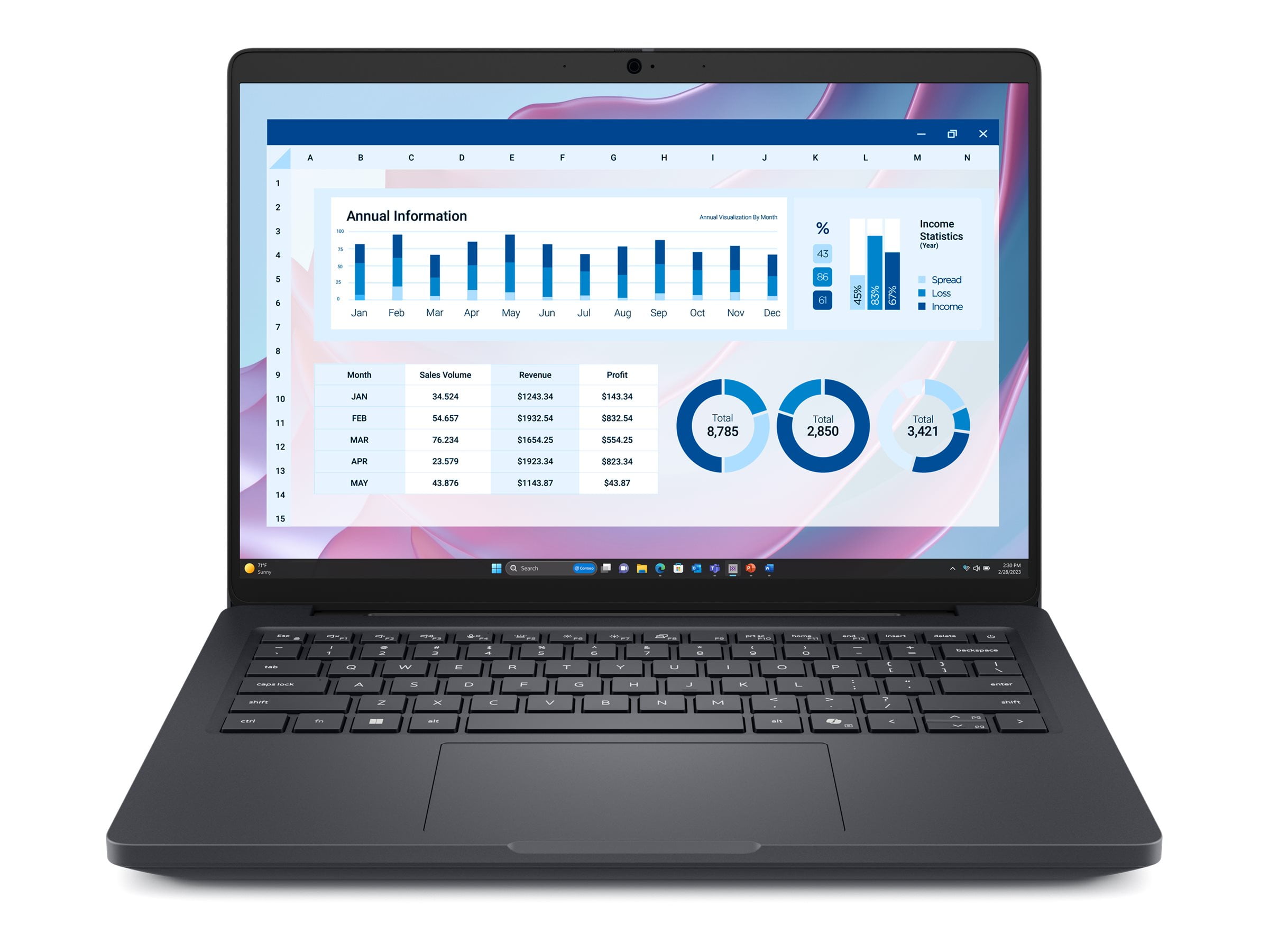 Dell Pro 14 Plus PB14250 - Intel Core Ultra 5 - 236V / up to 4.7