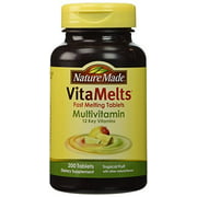 UPC 031604041649 product image for Nature Made Vitamelts Multivitamin Tablets, Tropical Fruit, 200 Count | upcitemdb.com