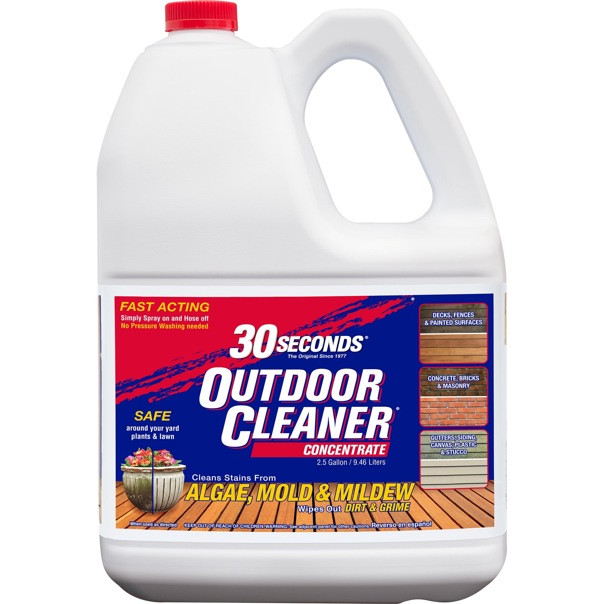 30 Seconds Outdoor Cleaner For Stains, Using 30 Second Outdoor Cleaner