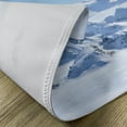 thumbnail image 5 of Ambesonne Winter Place Mats Set of 4, Alps White Wilderness, Standard Size, White Blue, 5 of 6