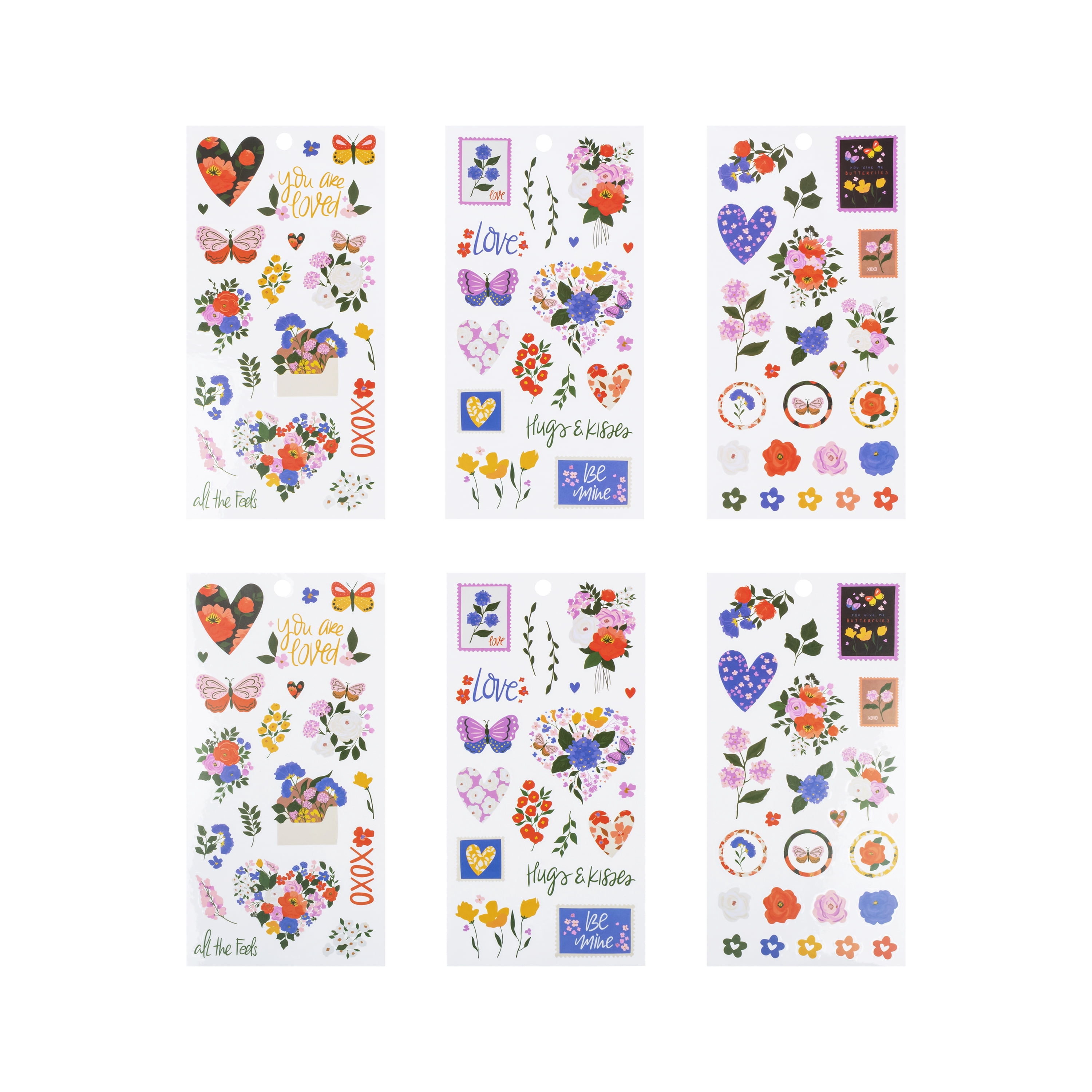 (2 pack) Brea Reese® Sticker Pack - Love & Florals