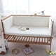 thumbnail image 4 of Cuna acolchada de algodón con circunferencia de cama, kit de ropa de cama suave, cerramiento de cama anticolisión, ropa de cama extraíble y lavable, 4 of 6