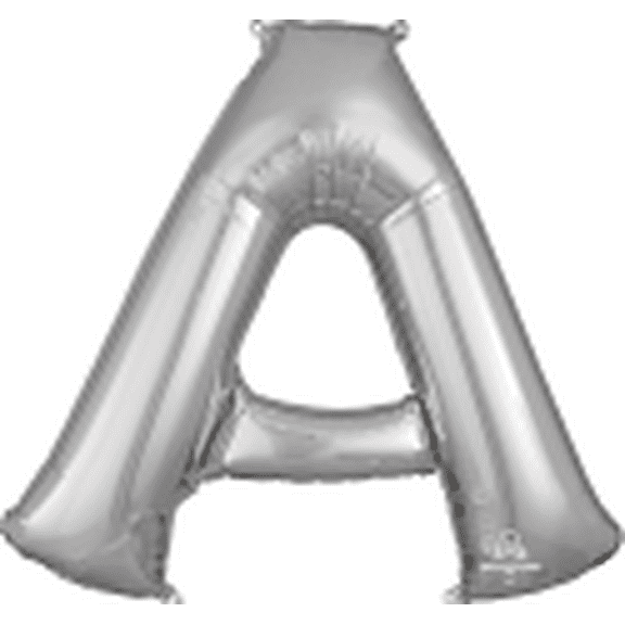 LRG SHP LETTER A SILVER
