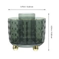 thumbnail image 3 of HOMEMAXS Dark Green Rotating Pencil Holder for Desk Use Made of Plastic 360 Degree Rotatable, 3 of 7