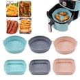 thumbnail image 2 of Ruanlalo Air Fryer Liners Silicone Cooking Mat Non-Stick Reusable Food Grade Heat Resistant Foldable Basket Mat Easy to Clean Universal Kitchen Accessory, 2 of 7