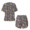 thumbnail image 5 of Lsque Wildflowers Women's Short-Sleeved Pajama Set - 2 Piece Soft and Lightweight Sleepwear Set-XX-Large, 5 of 9