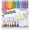 thumbnail image 1 of fafa-S-Note Creative Markers, Highlighters, Assorted Colours, Chisel Tip, 12 Count, 1 of 4