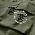 thumbnail image 2 of Ceisia Men's Loose Fit Cargo Shorts Casual Outdoor Athletic Relaxed Daily Bottoms Army Green XL Gifts for Father, 2 of 8