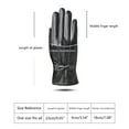 thumbnail image 3 of EARKITY Leather Gloves for Women, Winter Warm Gloves, Touch Screen Warm Wool Lined Texting Driving Gloves, Fleece Lined Cold Weather Warm Gloves, Winter Warm Cycling Driving Bowknot Gloves, 3 of 5