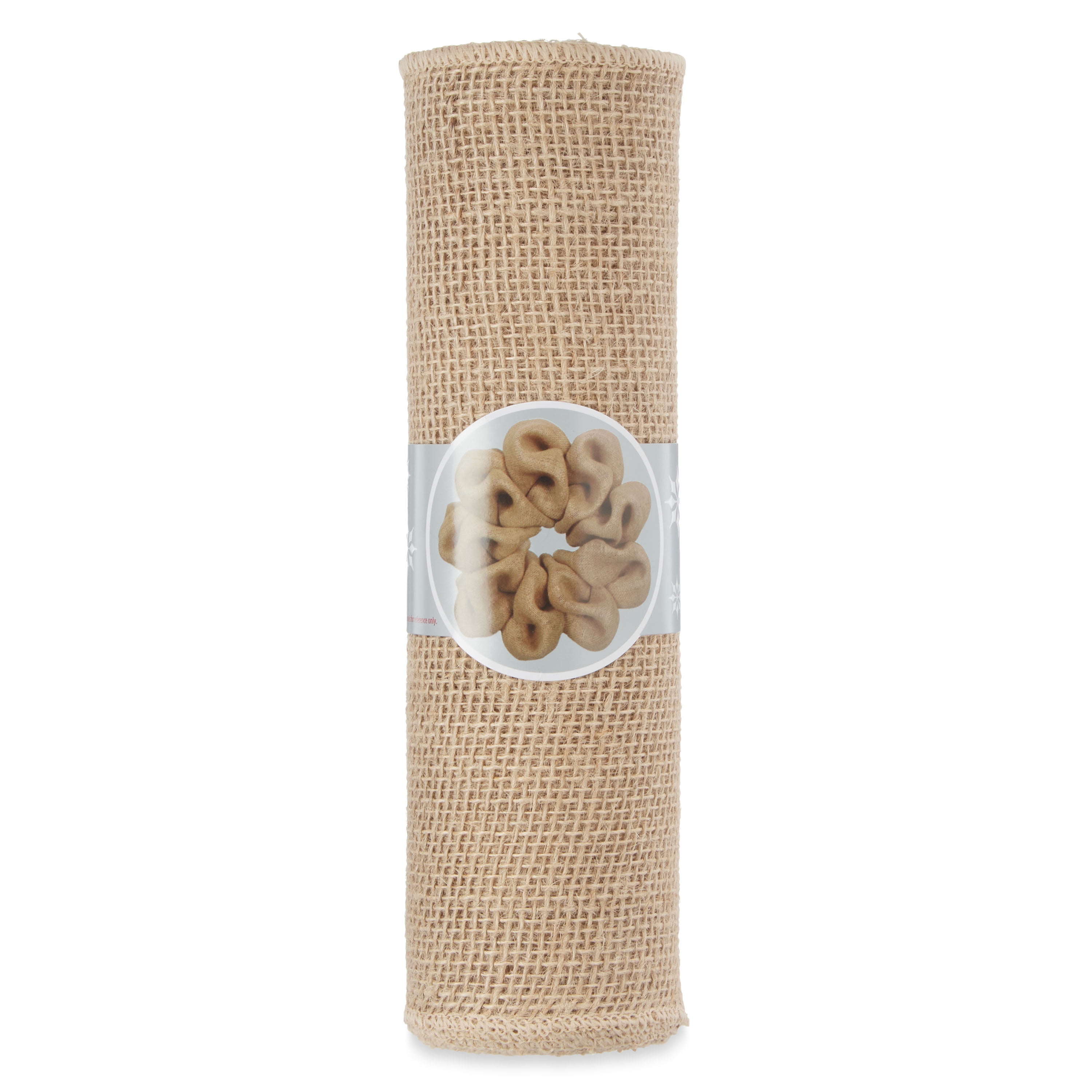 Holiday Time Burlap Decorative Mesh Roll, 10.5"
