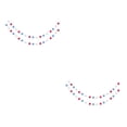 thumbnail image 3 of Matsuzay Paquete de 6 colgantes de estrellas, adornos colgantes de papel, suministros para fiestas, decoraciones para el hogar del Día de la tipo 7 2piezas Matsuzay CBP365947, 3 of 5