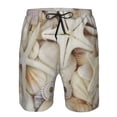 thumbnail image 3 of Salouo Starfishes On Seashells Pattern Swim Trunks for Men,Men's Hawaiian Bathing Suit Swimsuits Quick Dry Swimming Board Shorts Beach Shorts with Pockets-XX-Large, 3 of 6