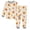 p-212Yellow738, variant on CAIVO Cute Cartoon Print Children's Long Sleeve O-Neck Tops And Pants 2 Piece Pajama Sets Comfortable Leisure Sleepwear Pjs