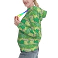 thumbnail image 2 of Kdxio Crocodile And Bush Print Womens Oversized Hoodies Sweatshirts Hooded Pullover Tops Sweaters Casual-Medium, 2 of 7