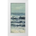 thumbnail image 1 of Shanti, Shima 14x24 White Modern Wood Framed Museum Art Print Titled - Crossing Currents I, 1 of 4