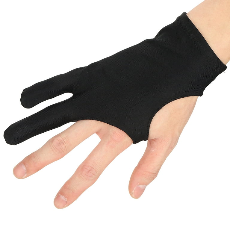 Artist Drawing Glove for Graphics Tablet 2-Finger Anti-fouling Convenient  Soft
