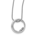 thumbnail image 1 of SS White Ice Diamant Bague Unique Collier 18 Pouces, 1 of 3