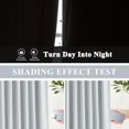 thumbnail image 4 of Cortinas Vision Home, azul y gris, plisadas, totalmente opacas, 4 of 9